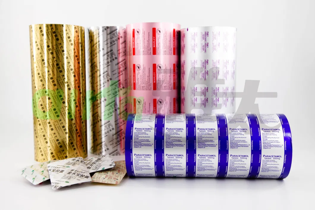 Hot Aluminum Foil Pharmaceutical Foil, Blister Packaging, Medicine Packaging