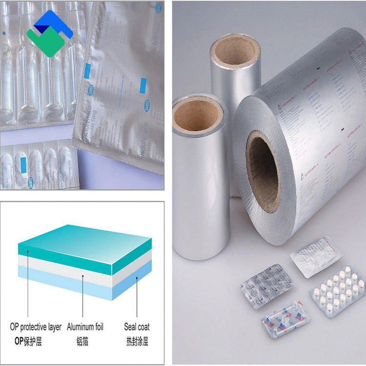 Jiangtai Cold Forming Blister Aluminum Foil (OPA/AL/PVC)
