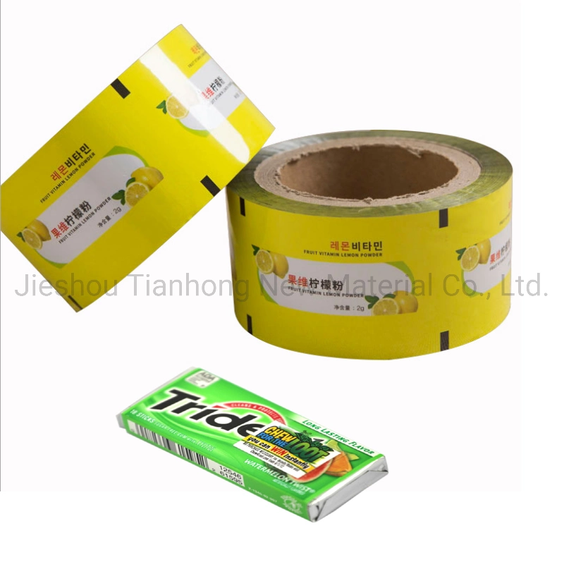 Aluminum Foil PET PE BOPP Composite Packaging Film Roll Metallized Candy Wrapping Film
