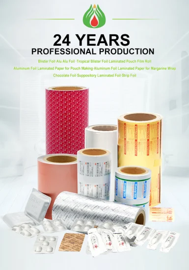 PVC PVDC Jiangsu Hanlin Pharmaceutical PVC/PVDC Blister Pack Rigid Film for Pills Packaging