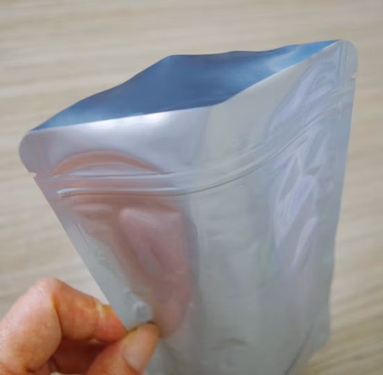 Plastic Stand up Packaging Bag Made with Aluminium Foil Lamination Film