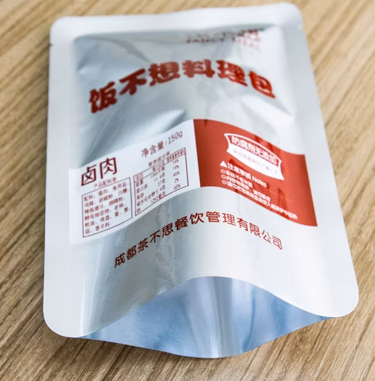 Food Packaging Bag with Aluminium Composite Film for Hot Steam Sterilize